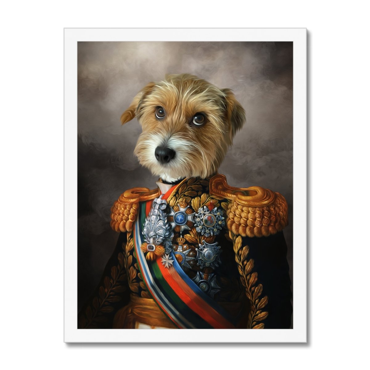 Pet Portraits | The First Lieutenant: Custom Pet Portrait | Paw & Glory