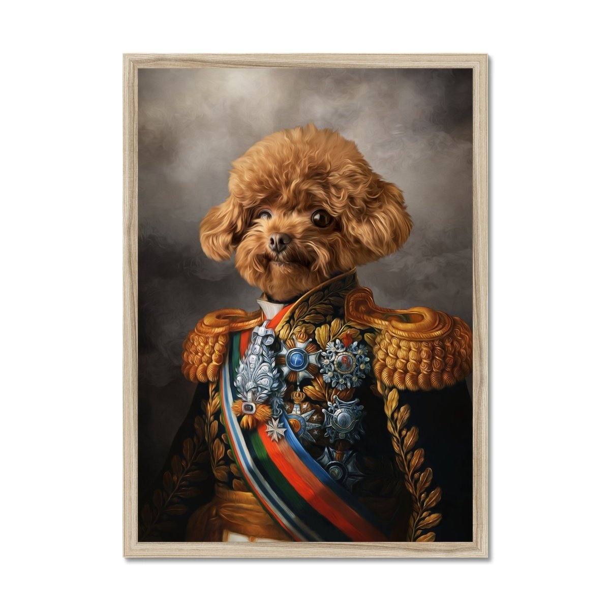 Pet Portraits | The First Lieutenant: Custom Pet Portrait | Paw & Glory