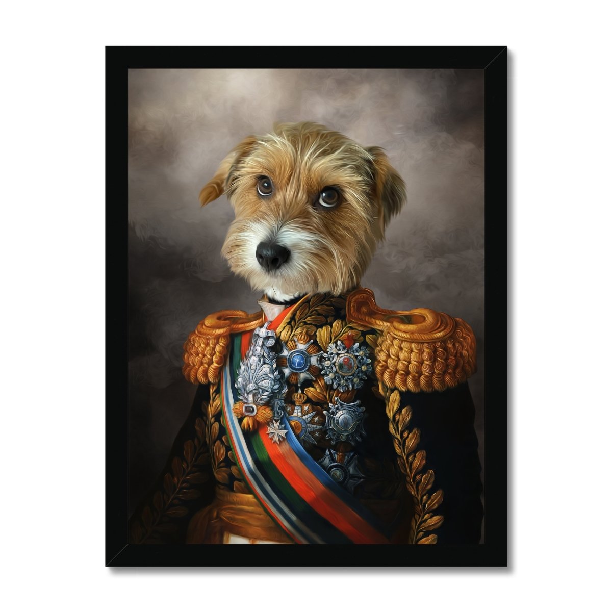 Pet Portraits | The First Lieutenant: Custom Pet Portrait | Paw & Glory