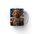 The First Lieutenant USA Flag Edition: Custom Pet Coffee Mug