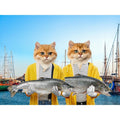 The Fishers: Custom Digital Download Pet Portrait