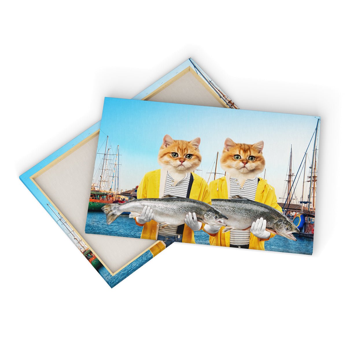 Pet Portraits | The Fishers: Custom Pet Canvas | Paw & Glory