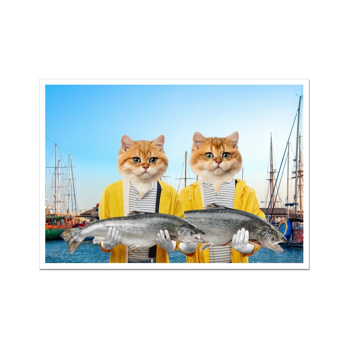 Pet Portraits | The Fishers: Custom Pet Poster | Paw & Glory