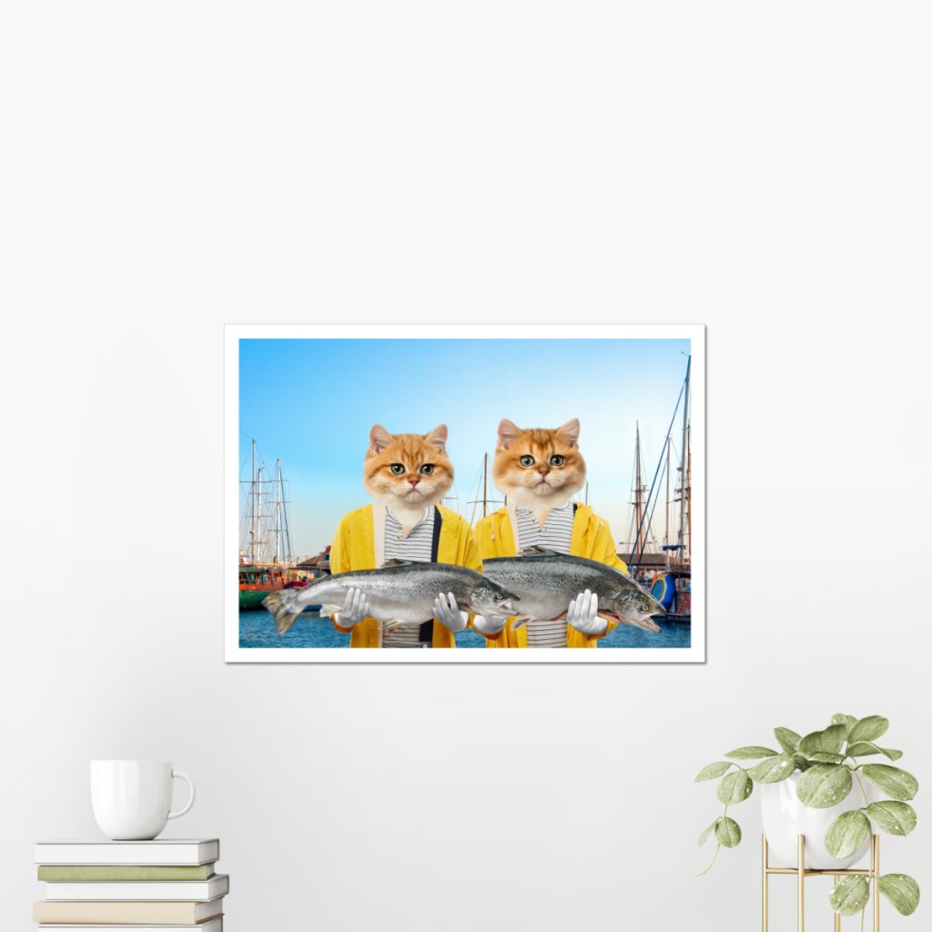 Pet Portraits | The Fishers: Custom Pet Poster | Paw & Glory