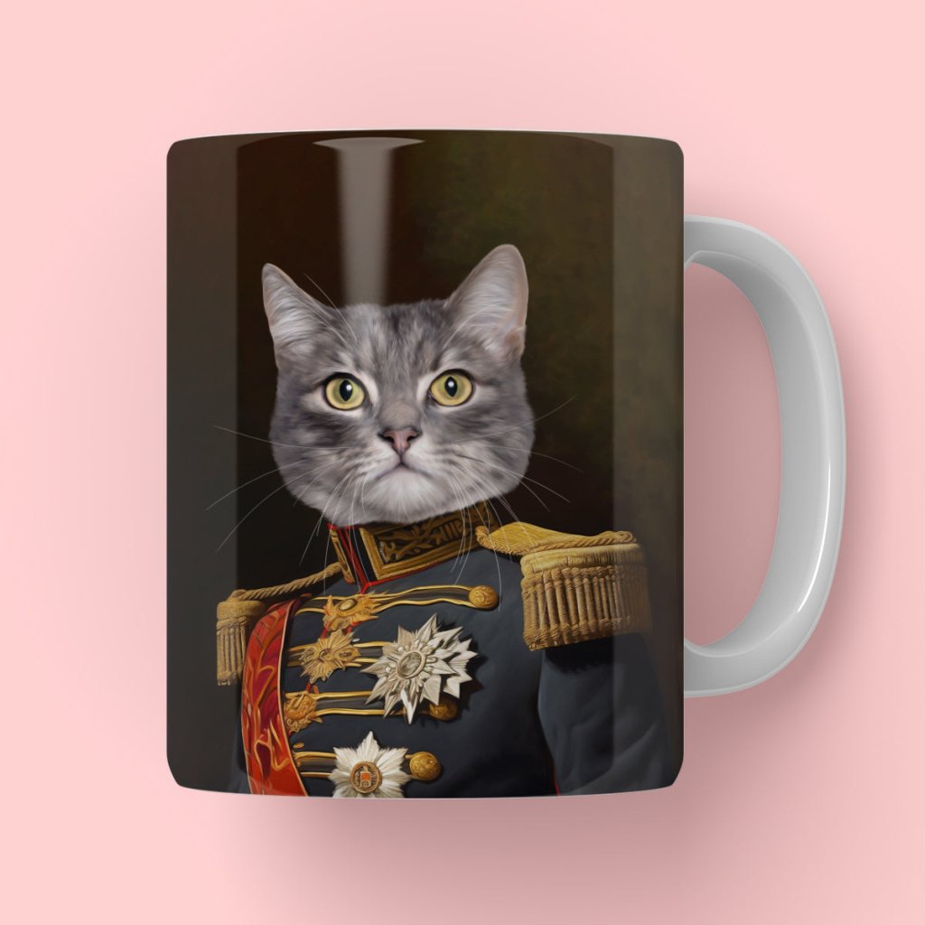 Pet Portraits | The Fleet Commander: Custom Pet Coffee Mug | Paw & Glory