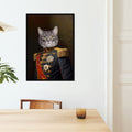 The Fleet Commander: Custom Pet Portrait