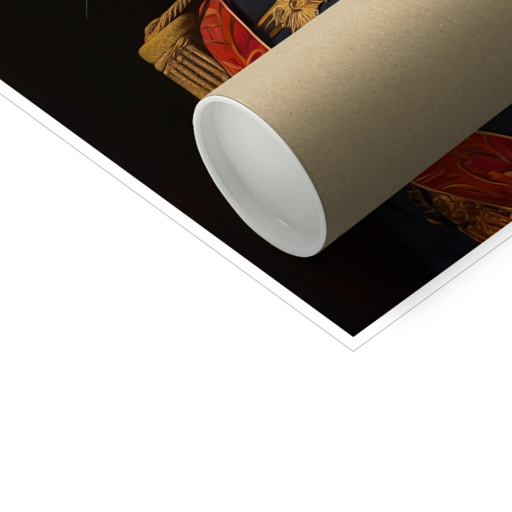 Pet Portraits | The Fleet Commander: Custom Pet Poster | Paw & Glory