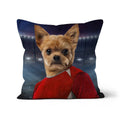 The Football Player: Custom Pet Pillow