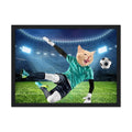 The Football Star: Custom Pet Portrait