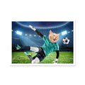 The Football Star: Custom Pet Poster