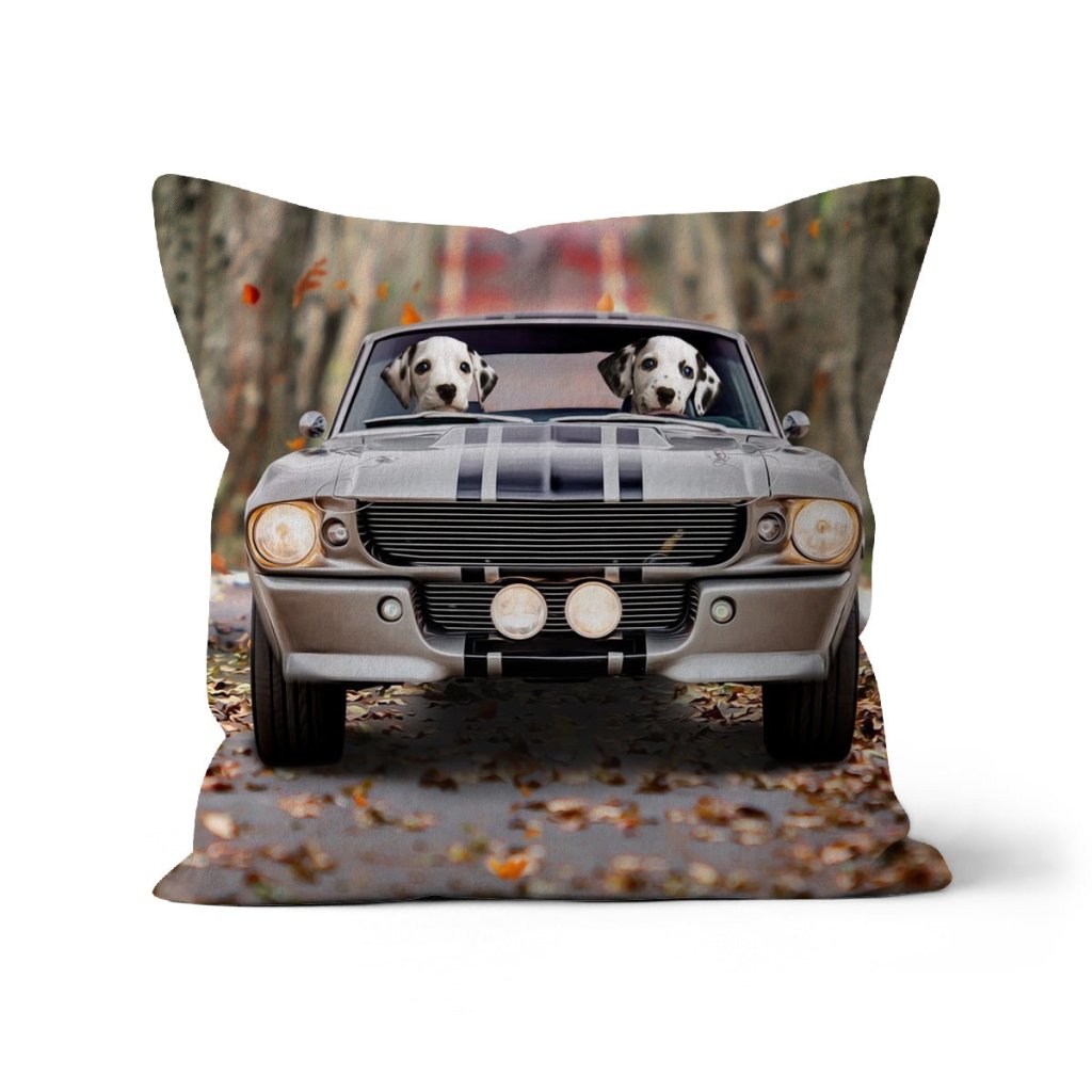 Pet Portraits | The Ford Mustang: Custom Pet Pillow | Paw & Glory