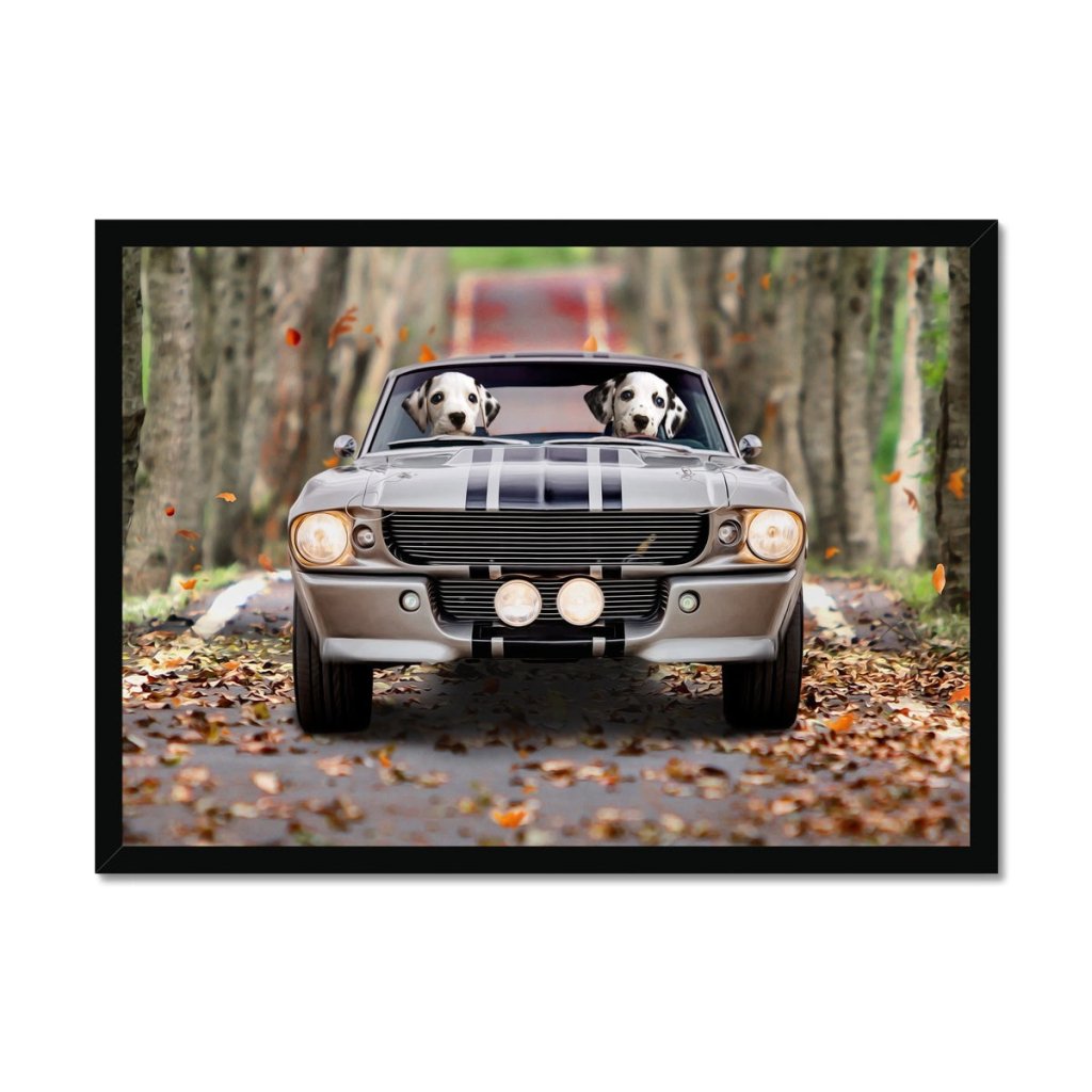 Pet Portraits | The Ford Mustang: Custom Pet Portrait | Paw & Glory