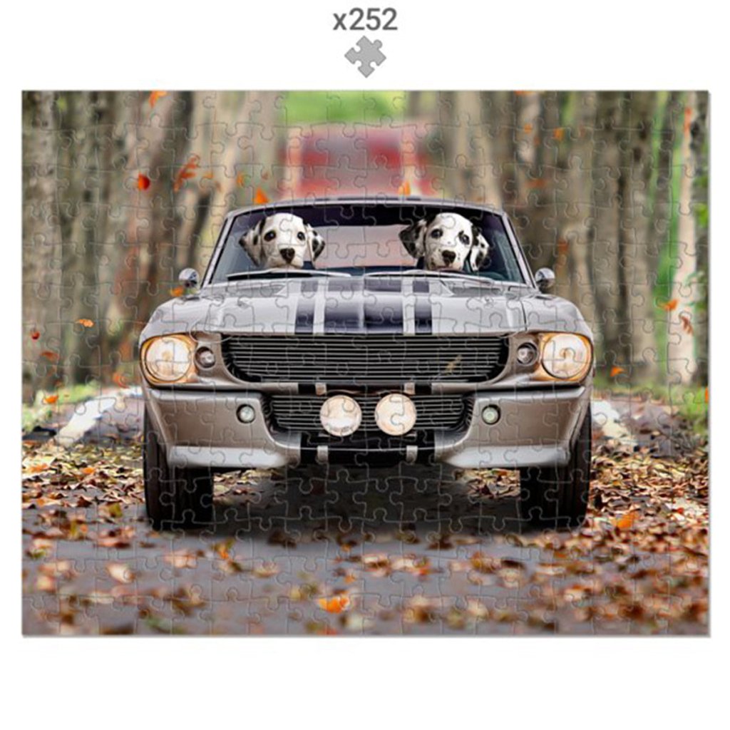 Pet Portraits | The Ford Mustang: Custom Pet Puzzle | Paw & Glory
