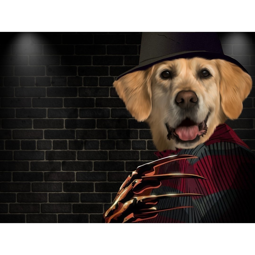 Pet Portraits | The Freddie: Custom Digital Download Pet Portrait | Paw & Glory