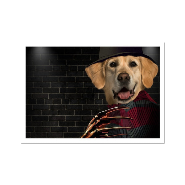 Rock Legend Custom Pet Poster | Pet Portrait Print | Paw & Glory