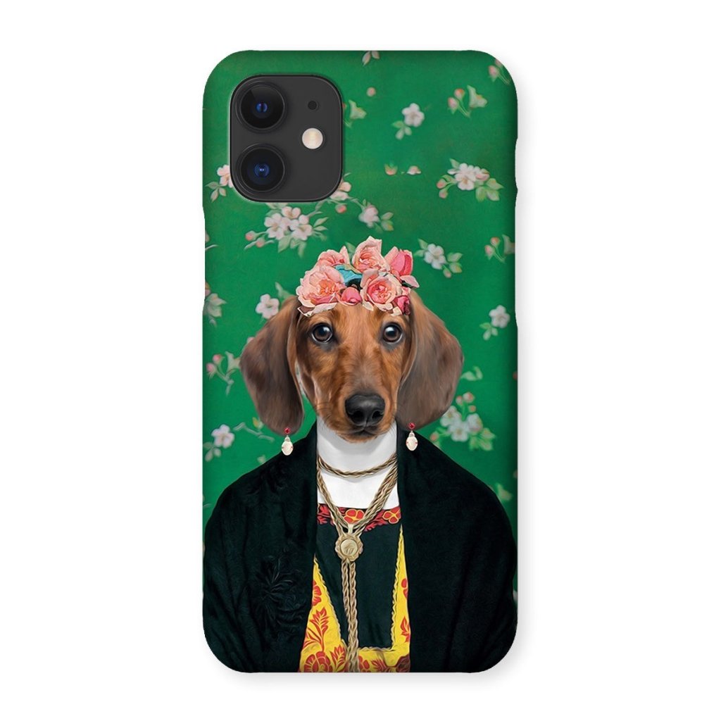 Pet Portraits | The Frida Khalo: Custom Pet Phone Case | Paw & Glory