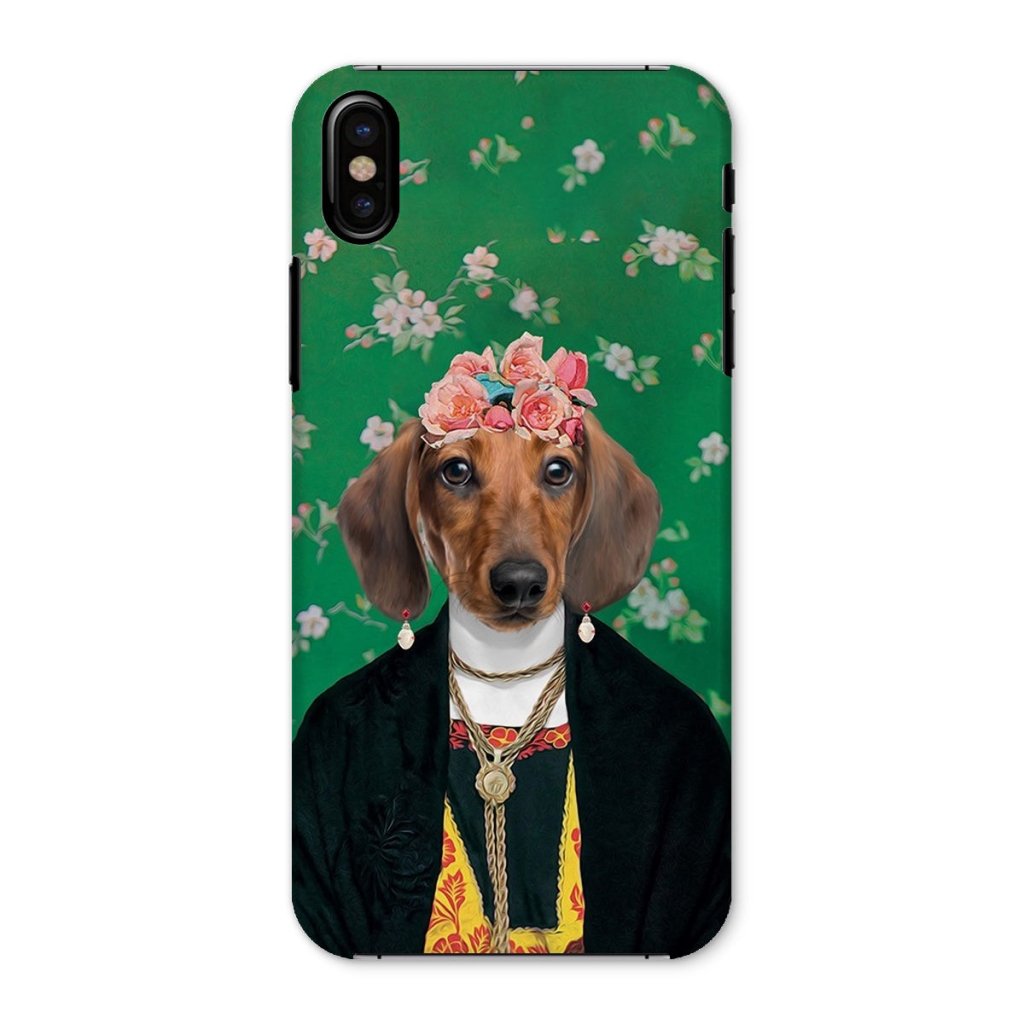 Pet Portraits | The Frida Khalo: Custom Pet Phone Case | Paw & Glory