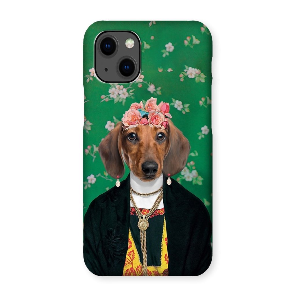 Pet Portraits | The Frida Khalo: Custom Pet Phone Case | Paw & Glory