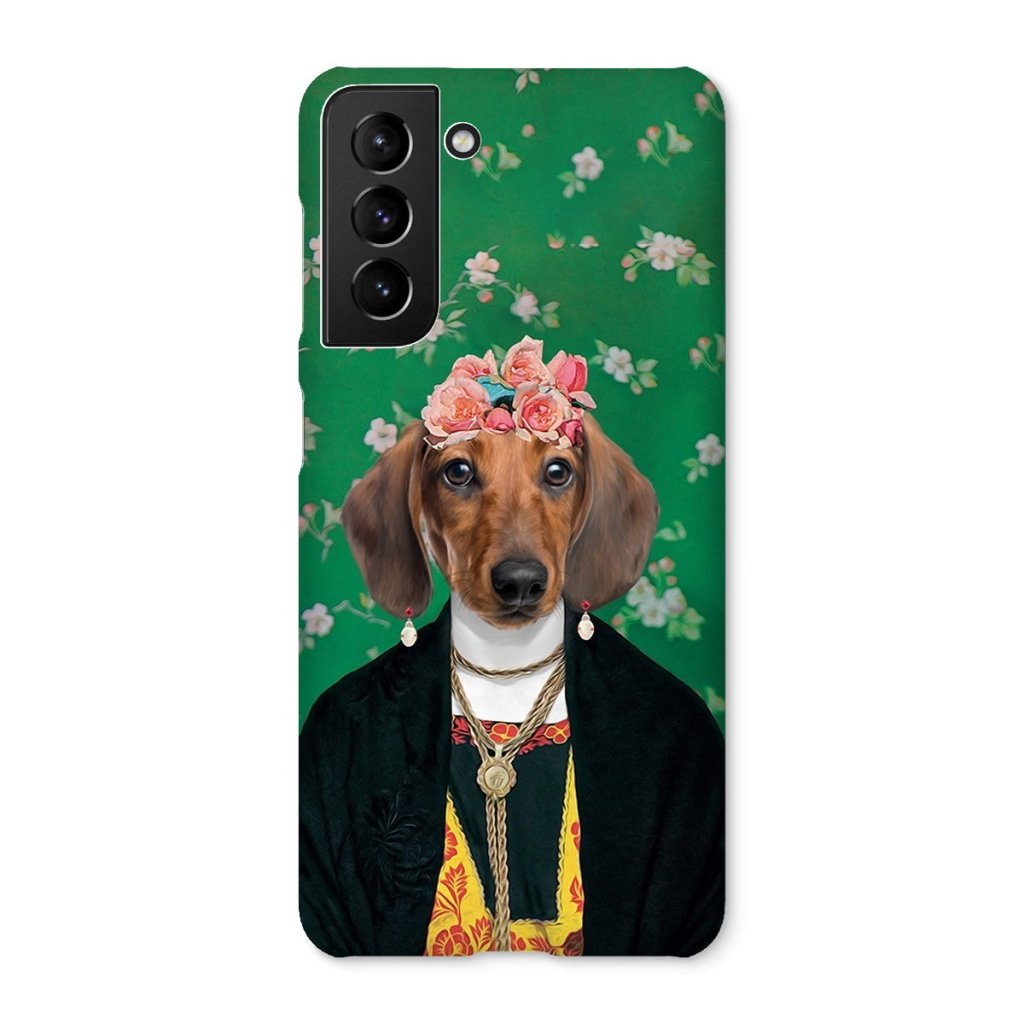 Pet Portraits | The Frida Khalo: Custom Pet Phone Case | Paw & Glory