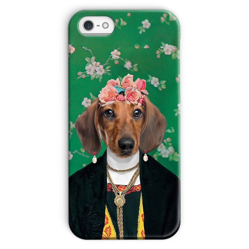 Pet Portraits | The Frida Khalo: Custom Pet Phone Case | Paw & Glory