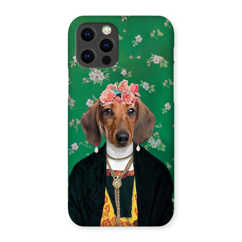 The Frida Khalo: Custom Pet Phone Case - Paw & Glory - Dog Portraits - Pet Portraits