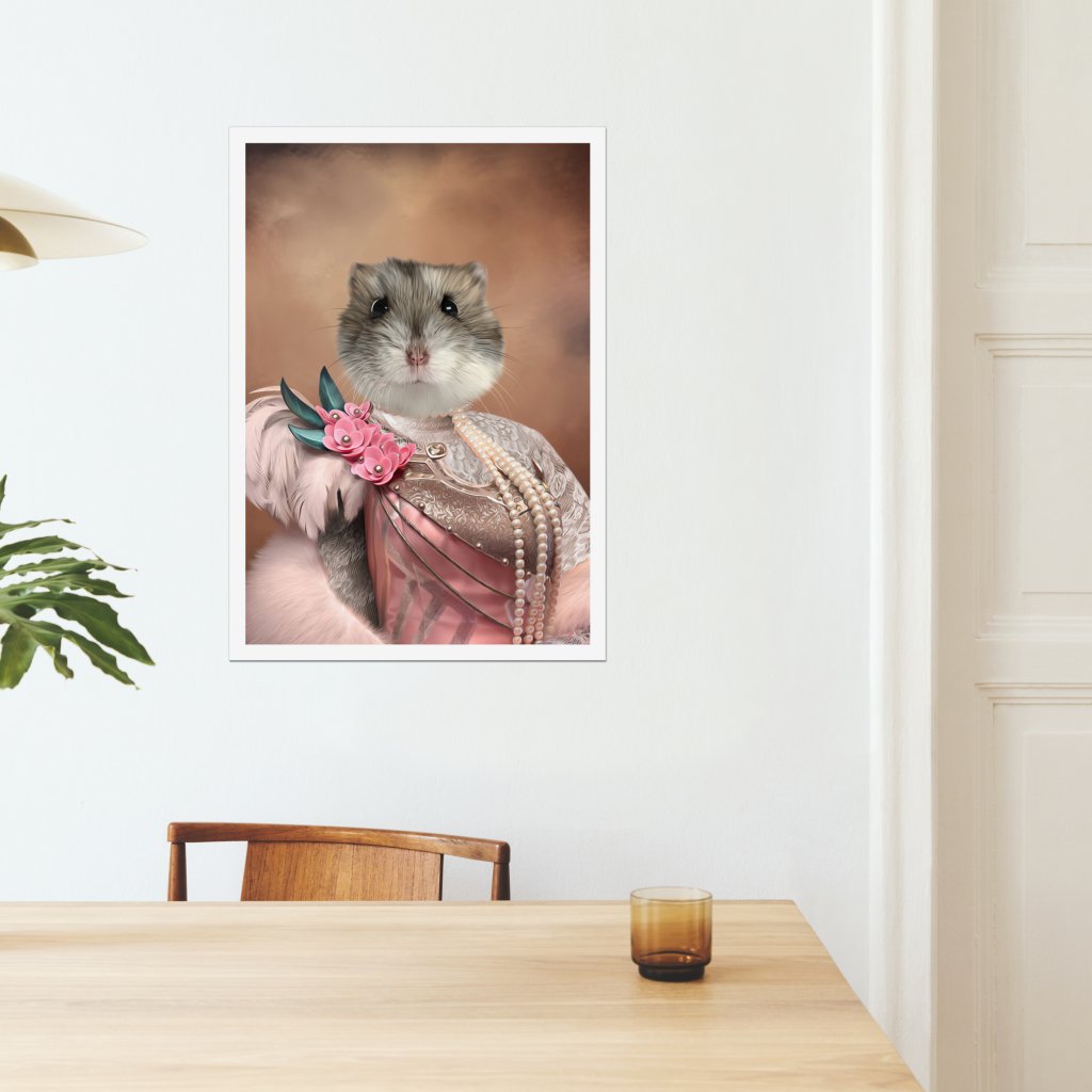Pet Portraits | The Fur Lady: Animal Art Poster | Paw & Glory