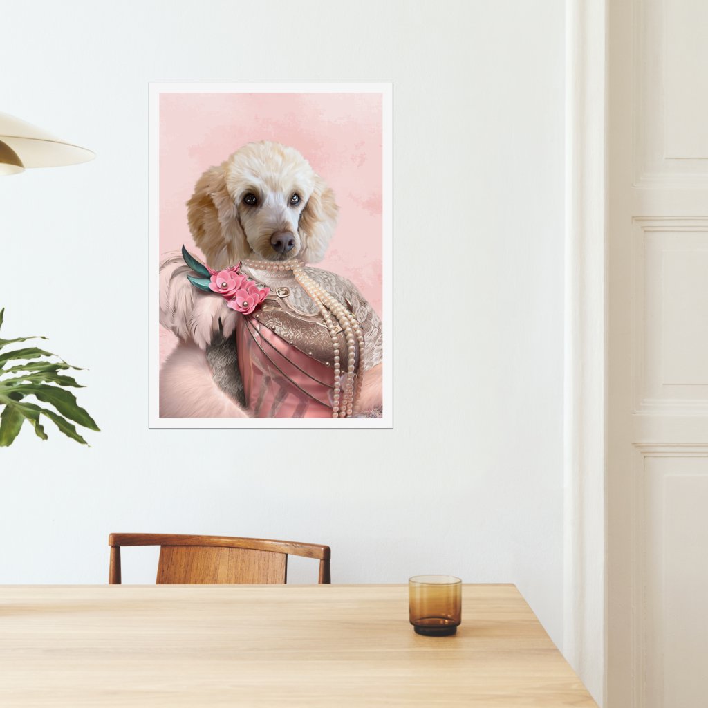 Pet Portraits | The Fur Lady: Custom Pet Poster | Paw & Glory
