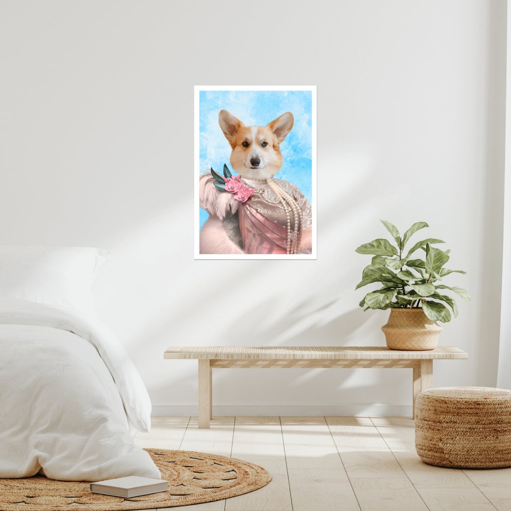 Pet Portraits | The Fur Lady: Custom Pet Poster | Paw & Glory