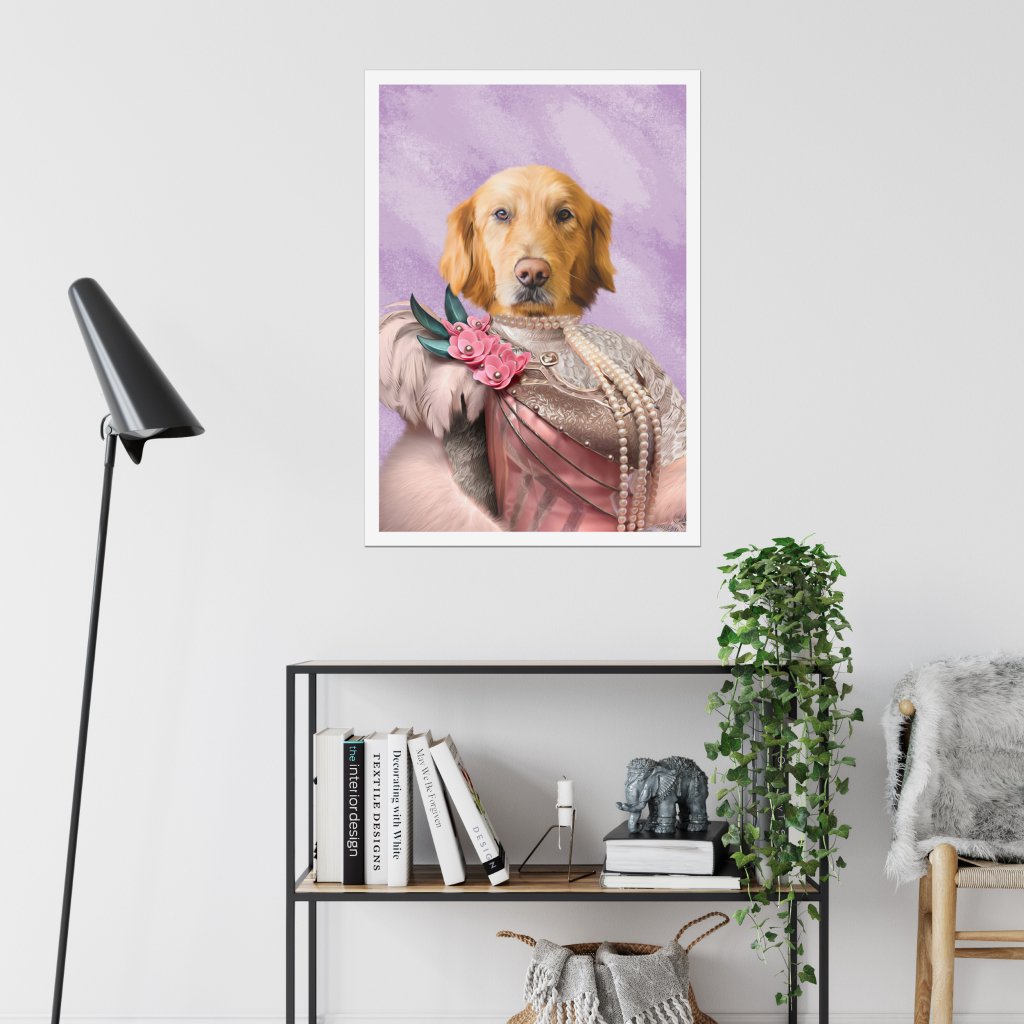 Pet Portraits | The Fur Lady: Custom Pet Poster | Paw & Glory