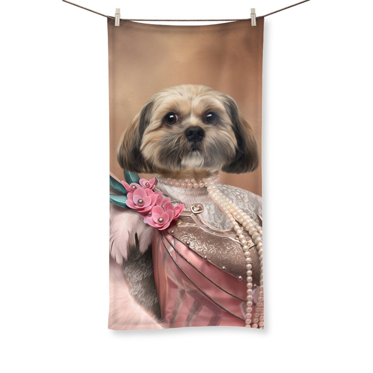 Pet Portraits | The Fur Lady: Custom Pet Towel | Paw & Glory