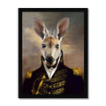 The General: Animal Art Framed Portrait