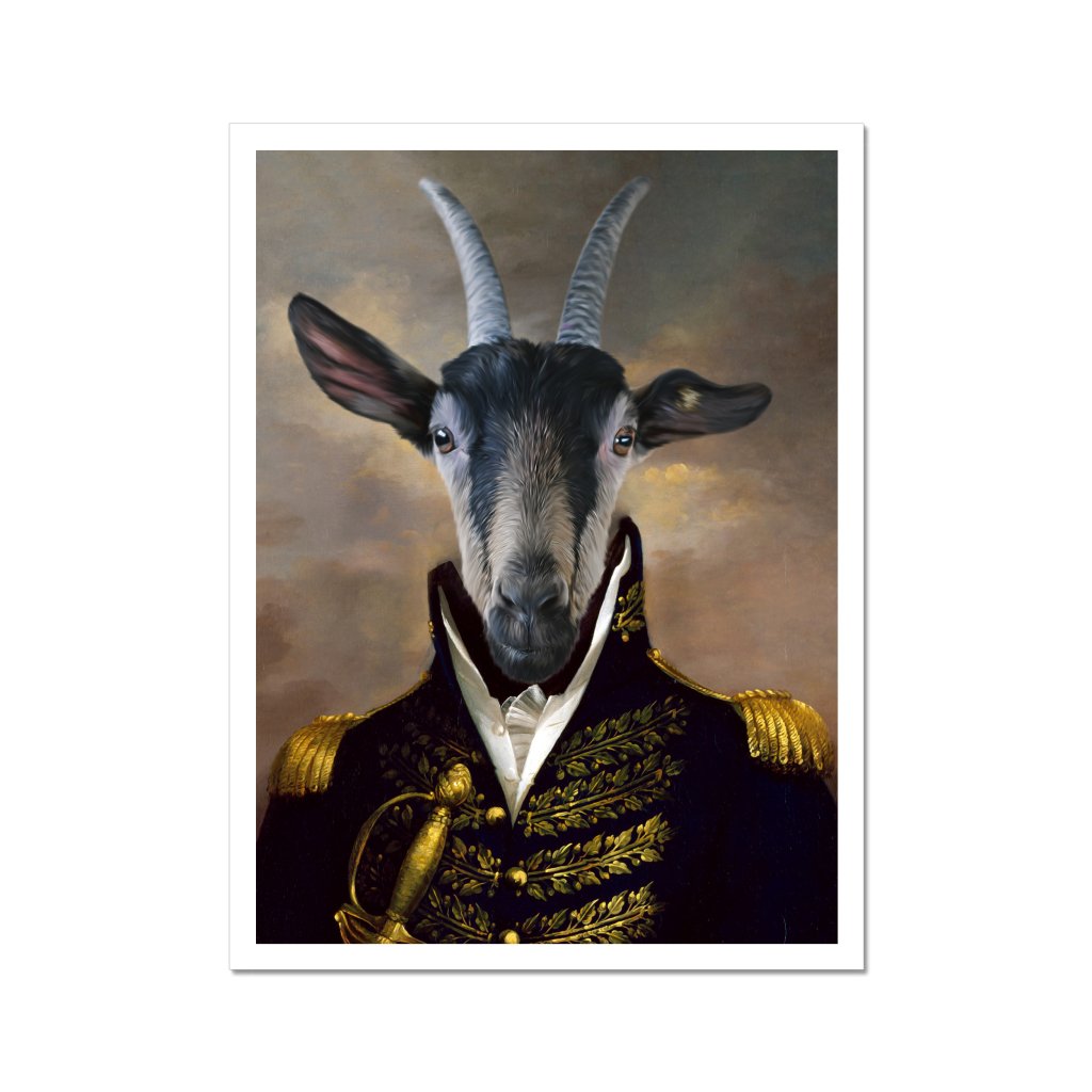 Pet Portraits | The General: Animal Art Poster | Paw & Glory
