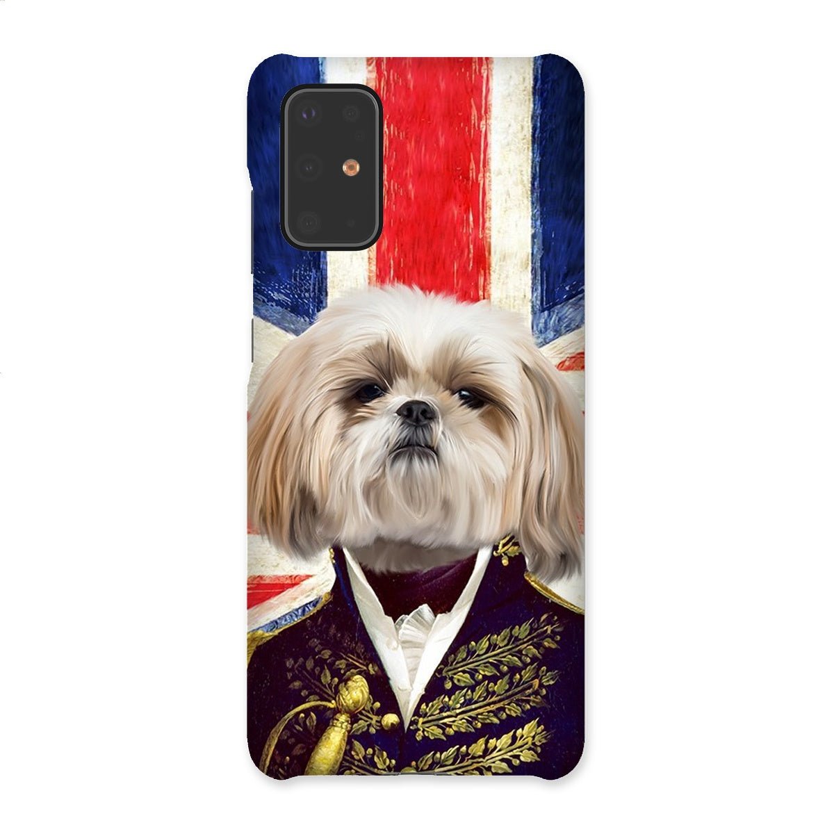 Pet Portraits | The General - British Flag Edition: Custom Pet Phone Case | Paw & Glory
