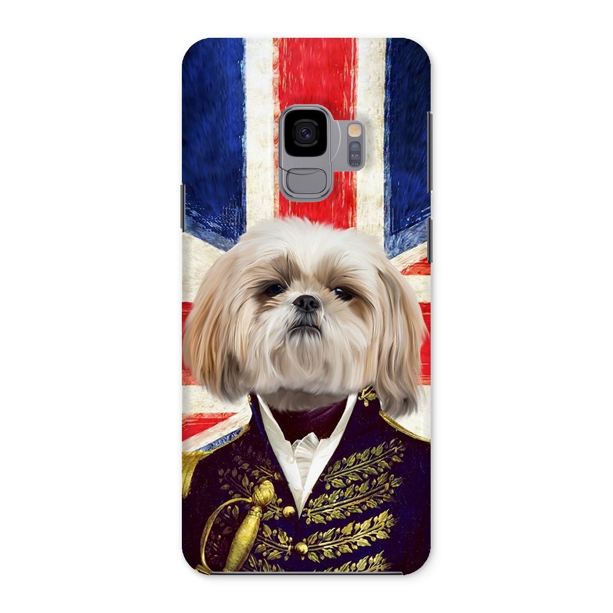 Pet Portraits | The General - British Flag Edition: Custom Pet Phone Case | Paw & Glory