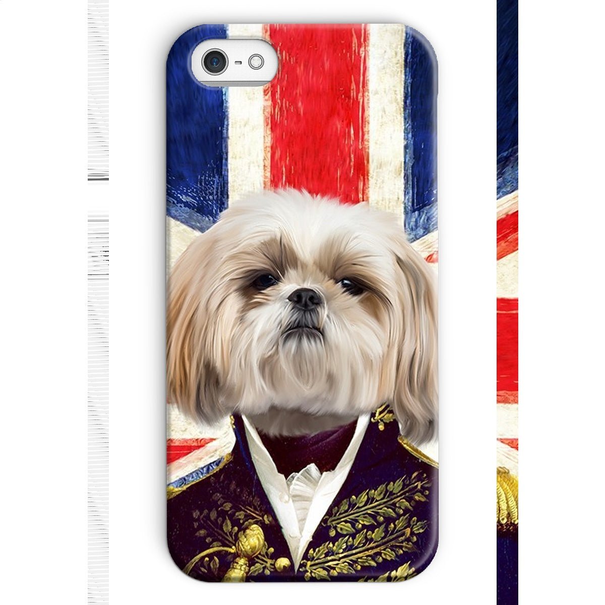 Pet Portraits | The General - British Flag Edition: Custom Pet Phone Case | Paw & Glory