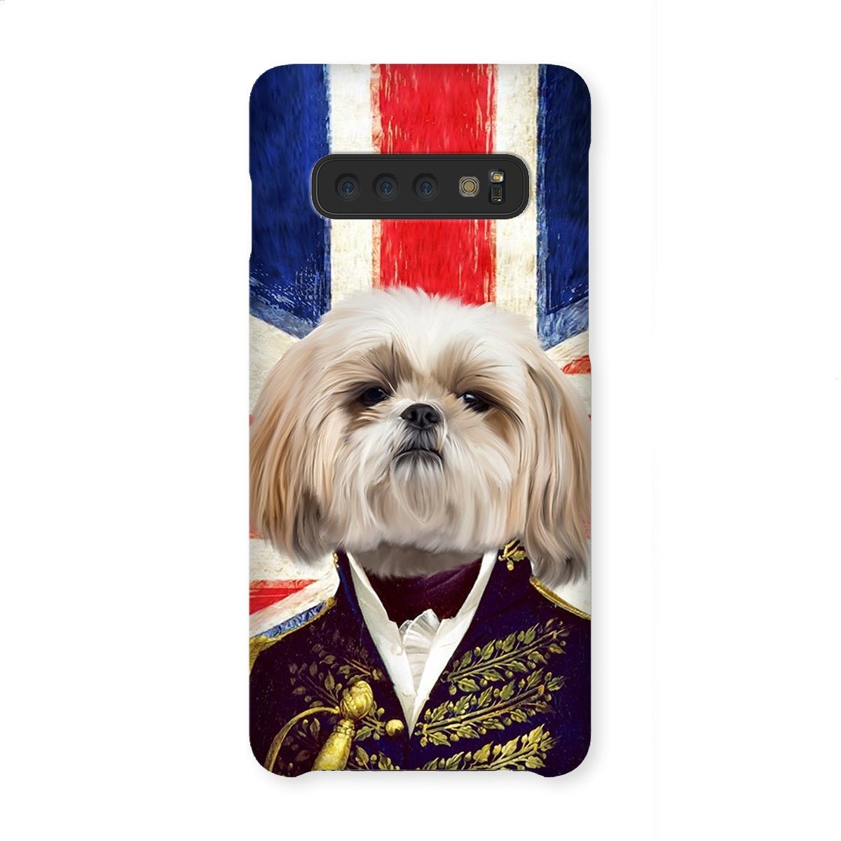 Pet Portraits | The General - British Flag Edition: Custom Pet Phone Case | Paw & Glory