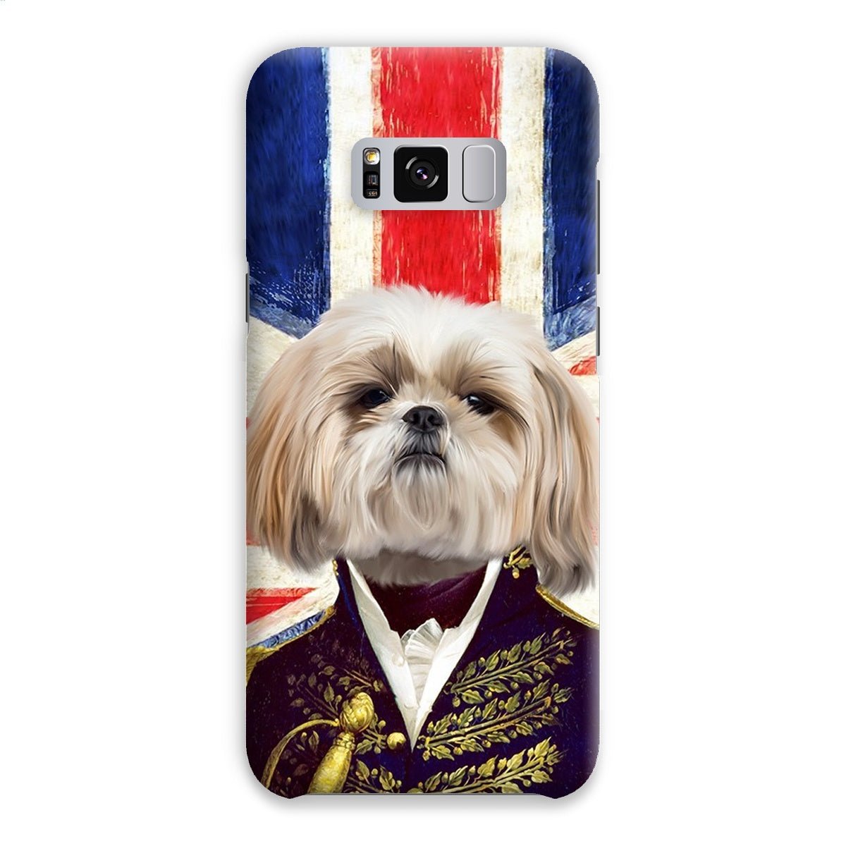 Pet Portraits | The General - British Flag Edition: Custom Pet Phone Case | Paw & Glory