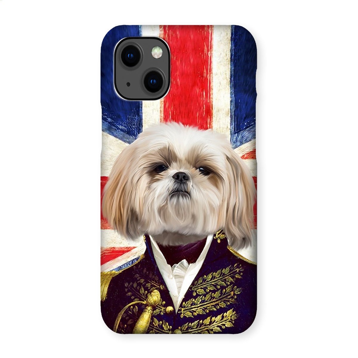 Pet Portraits | The General - British Flag Edition: Custom Pet Phone Case | Paw & Glory