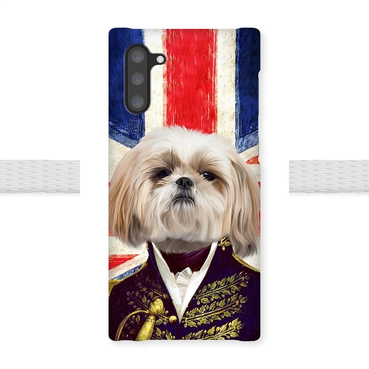 Pet Portraits | The General - British Flag Edition: Custom Pet Phone Case | Paw & Glory