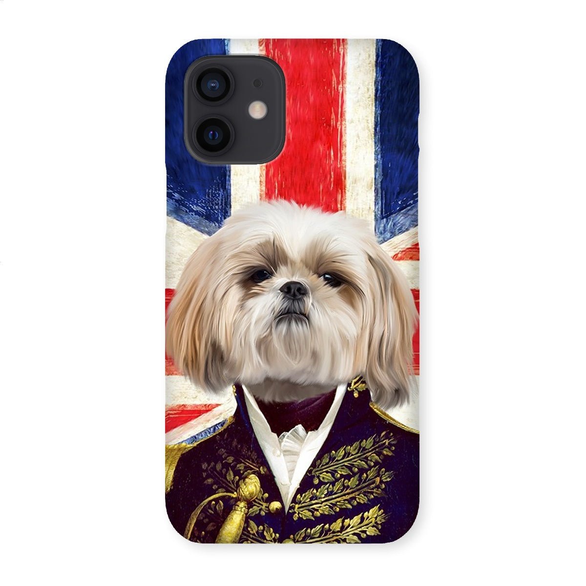 Pet Portraits | The General - British Flag Edition: Custom Pet Phone Case | Paw & Glory