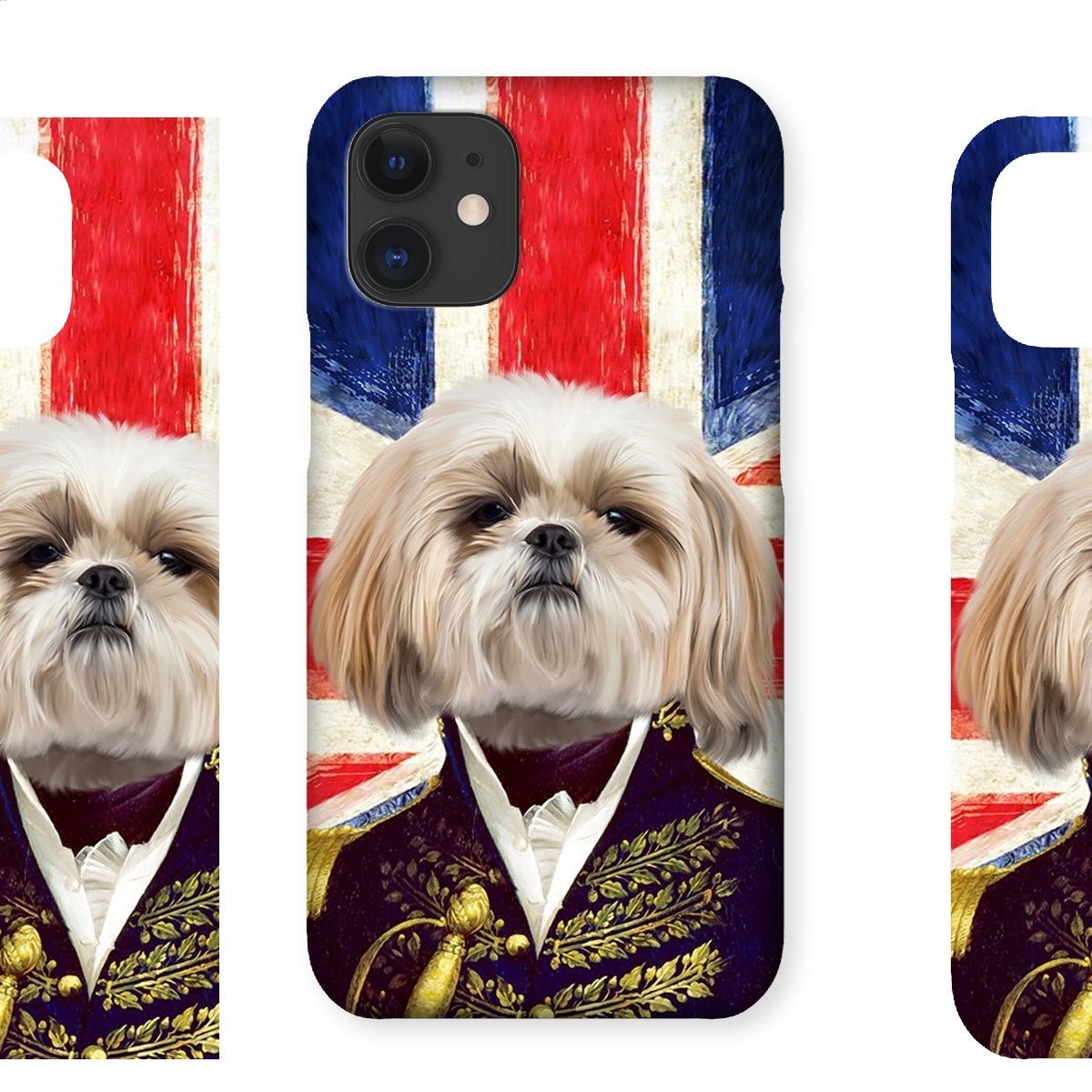 Pet Portraits | The General - British Flag Edition: Custom Pet Phone Case | Paw & Glory