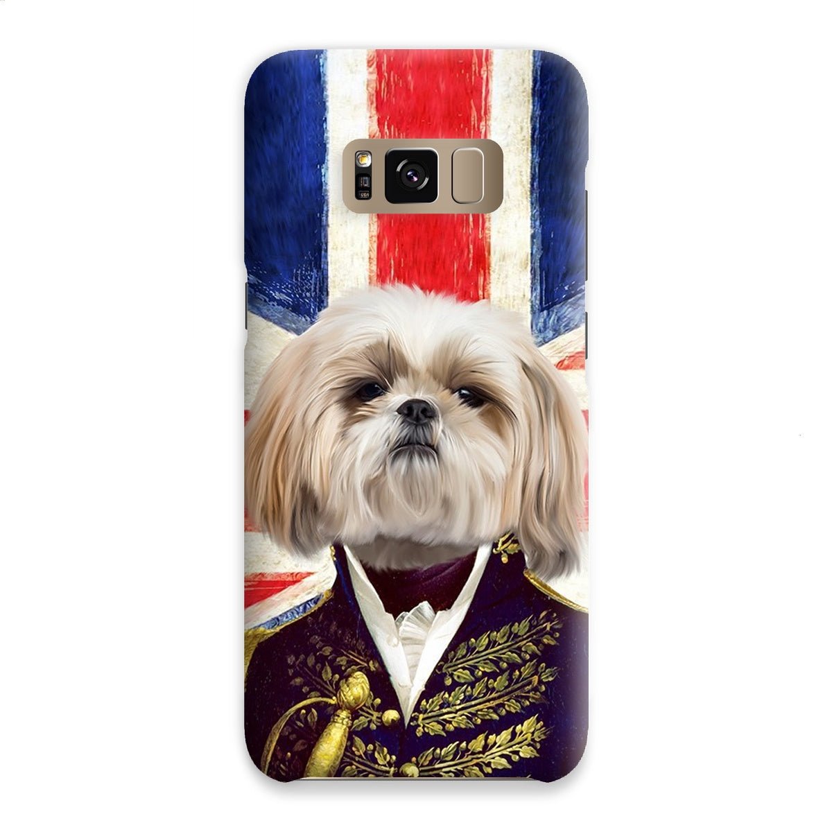 Pet Portraits | The General - British Flag Edition: Custom Pet Phone Case | Paw & Glory