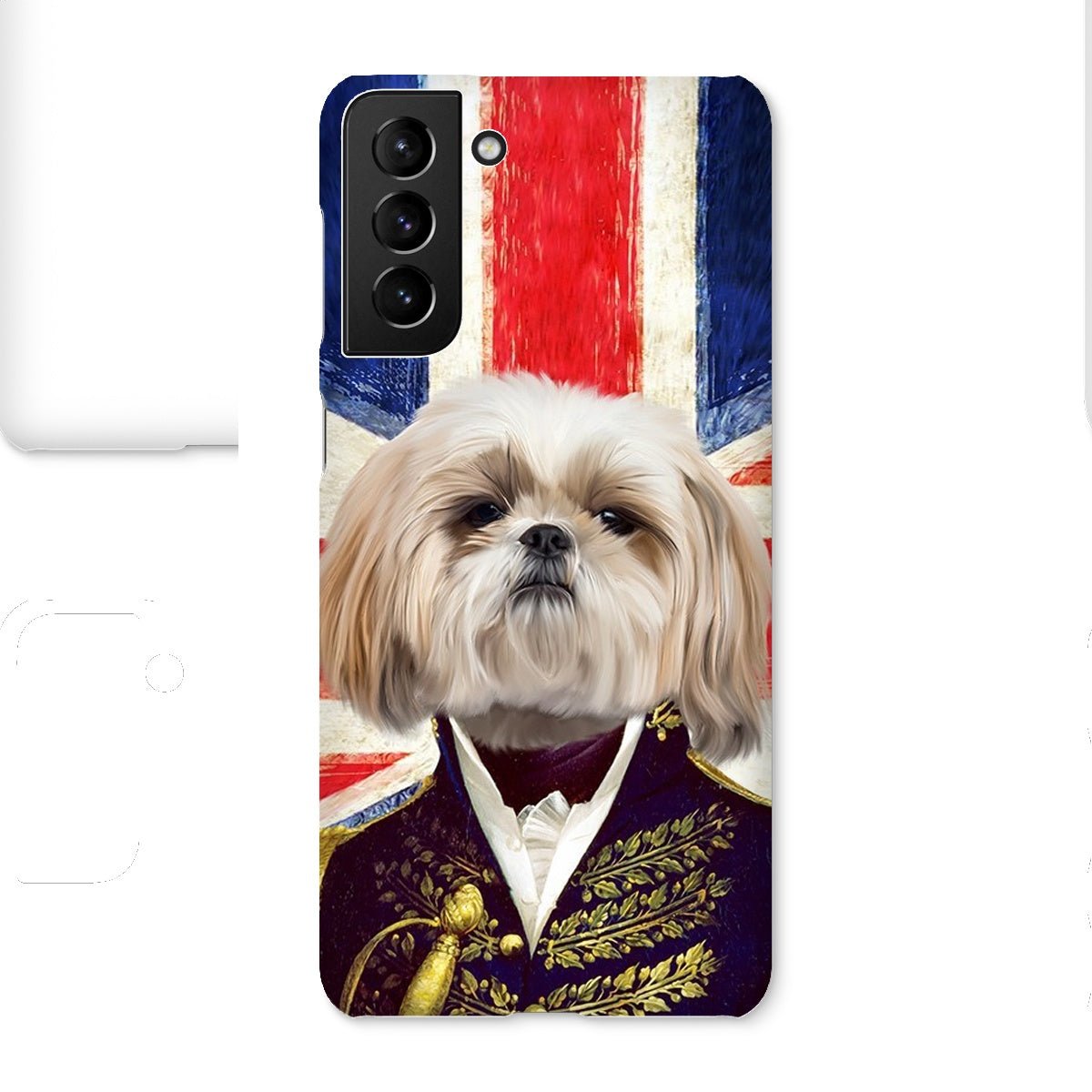 Pet Portraits | The General - British Flag Edition: Custom Pet Phone Case | Paw & Glory