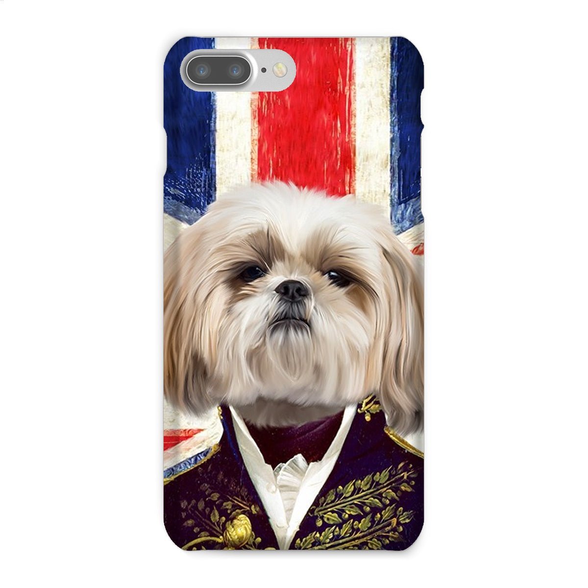 Pet Portraits | The General - British Flag Edition: Custom Pet Phone Case | Paw & Glory