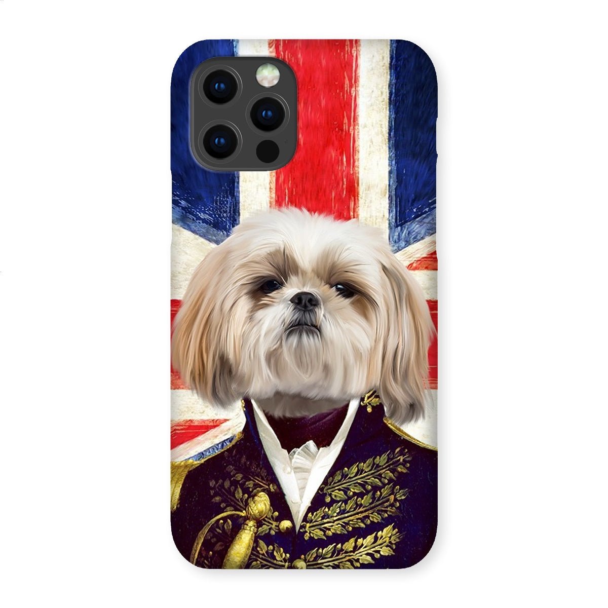 Pet Portraits | The General - British Flag Edition: Custom Pet Phone Case | Paw & Glory