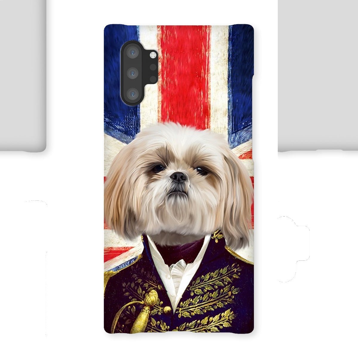 Pet Portraits | The General - British Flag Edition: Custom Pet Phone Case | Paw & Glory
