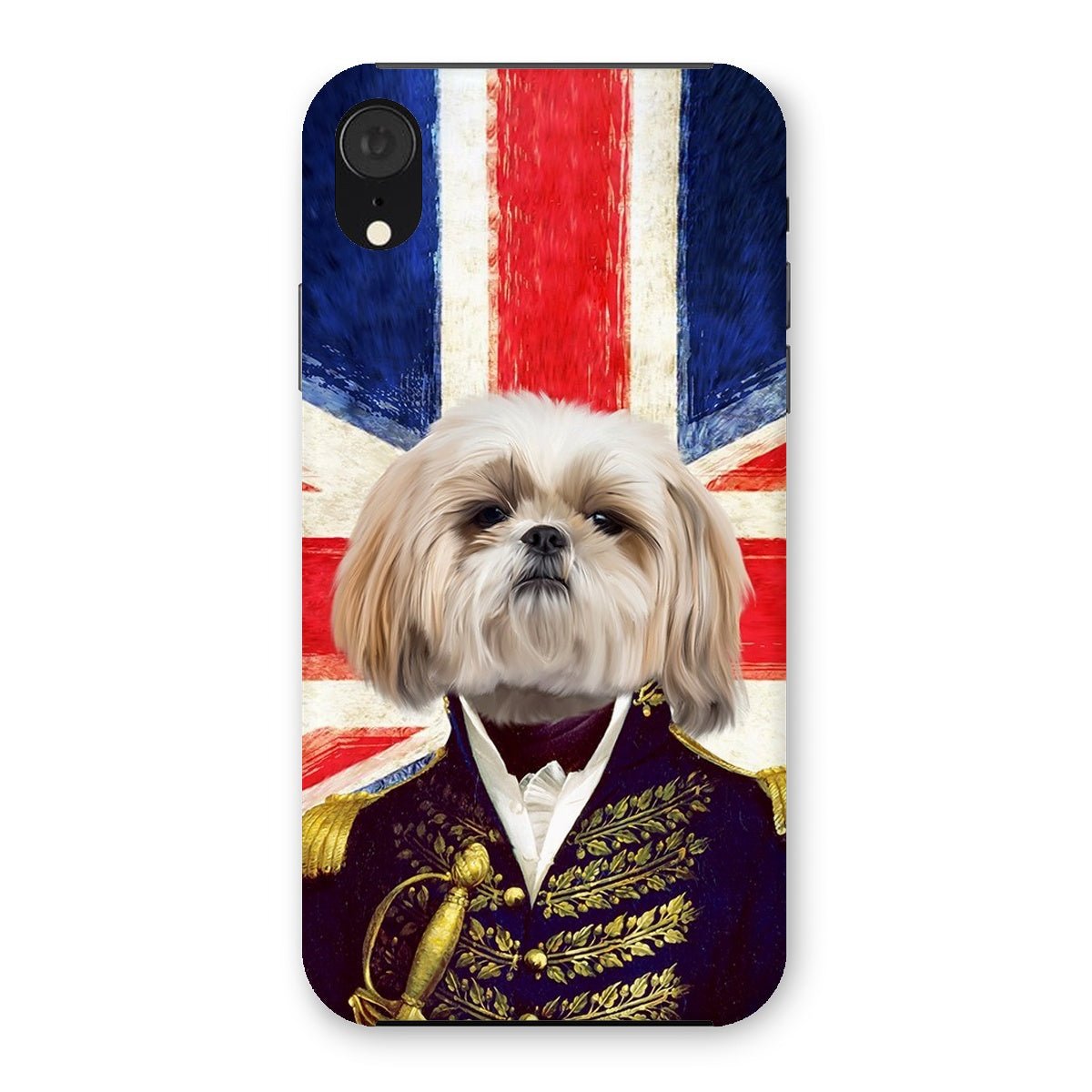 Pet Portraits | The General - British Flag Edition: Custom Pet Phone Case | Paw & Glory