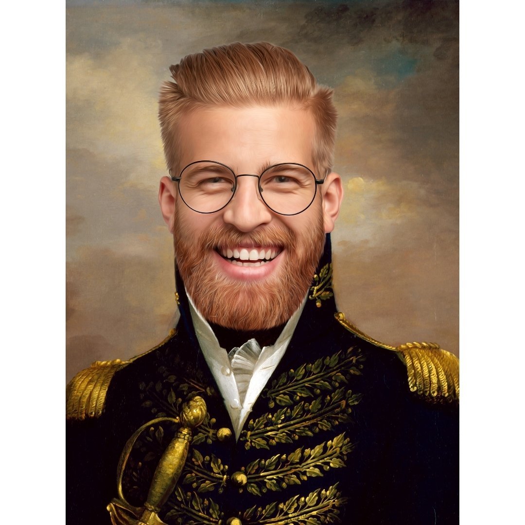 Pet Portraits | The General: Custom Digital Download Pet Portrait | Paw & Glory