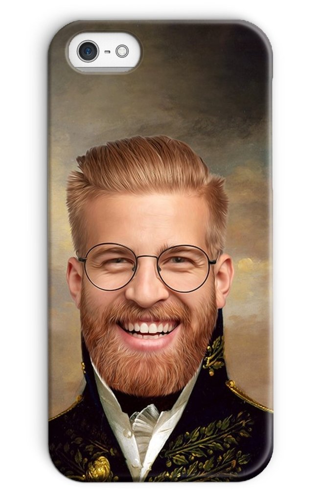 Pet Portraits | The General: Custom Hooman Phone Case | Paw & Glory