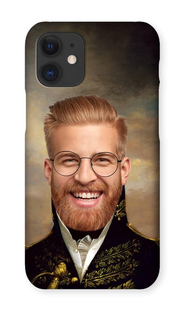 Pet Portraits | The General: Custom Hooman Phone Case | Paw & Glory